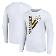 Pittsburgh Steelers Starter Color Scratch Long Sleeve T-Shirt | NFL Outlet