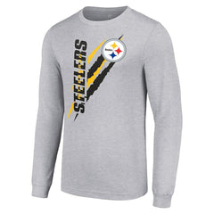 Pittsburgh Steelers Starter Color Scratch Long Sleeve T-Shirt | NFL Near me