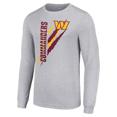 Washington Commanders Starter Color Scratch Long Sleeve T-Shirt | NFL Online