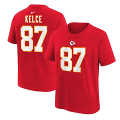 Kansas City Chiefs Travis Kelce  Preschool Player Name & Number T-Shirt | NFL Online