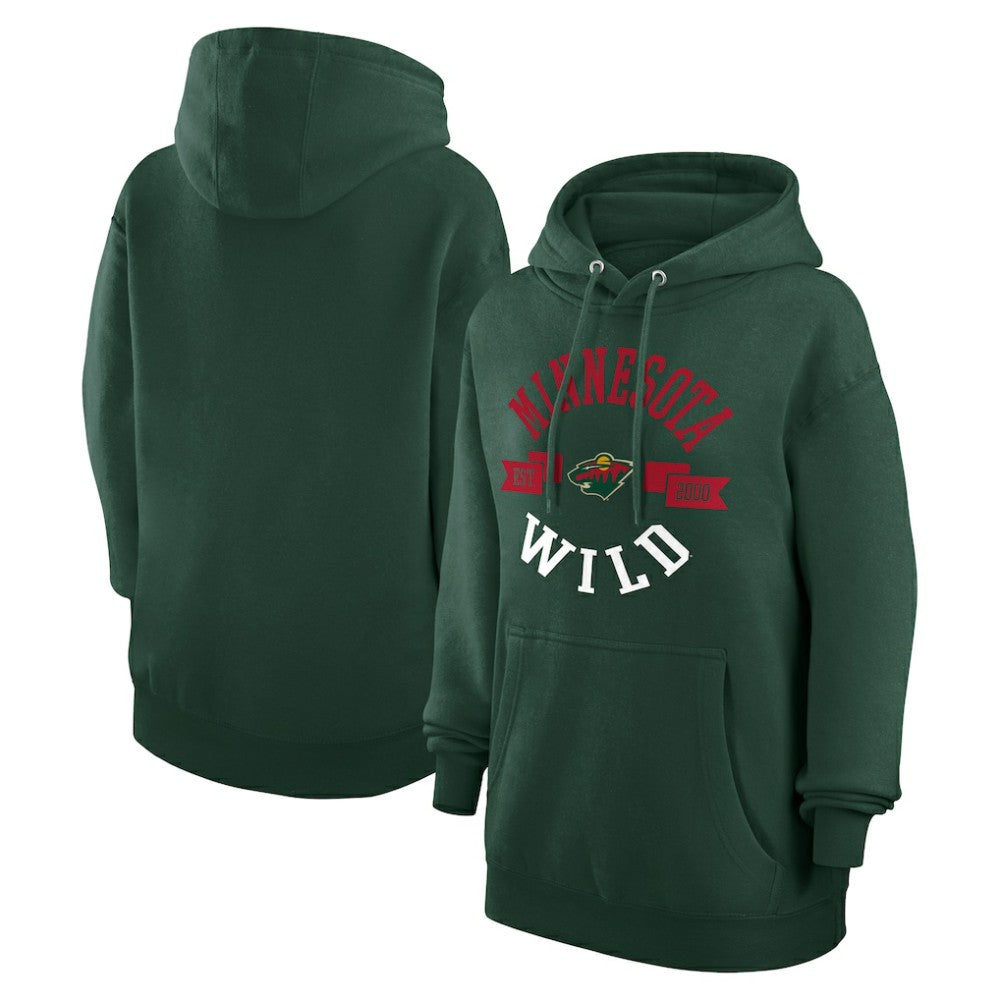 Minnesota Wild G-III 4Her by Carl Banks Women's City Graphic Fleece Pullover Hoodie -  NHL Hoodies