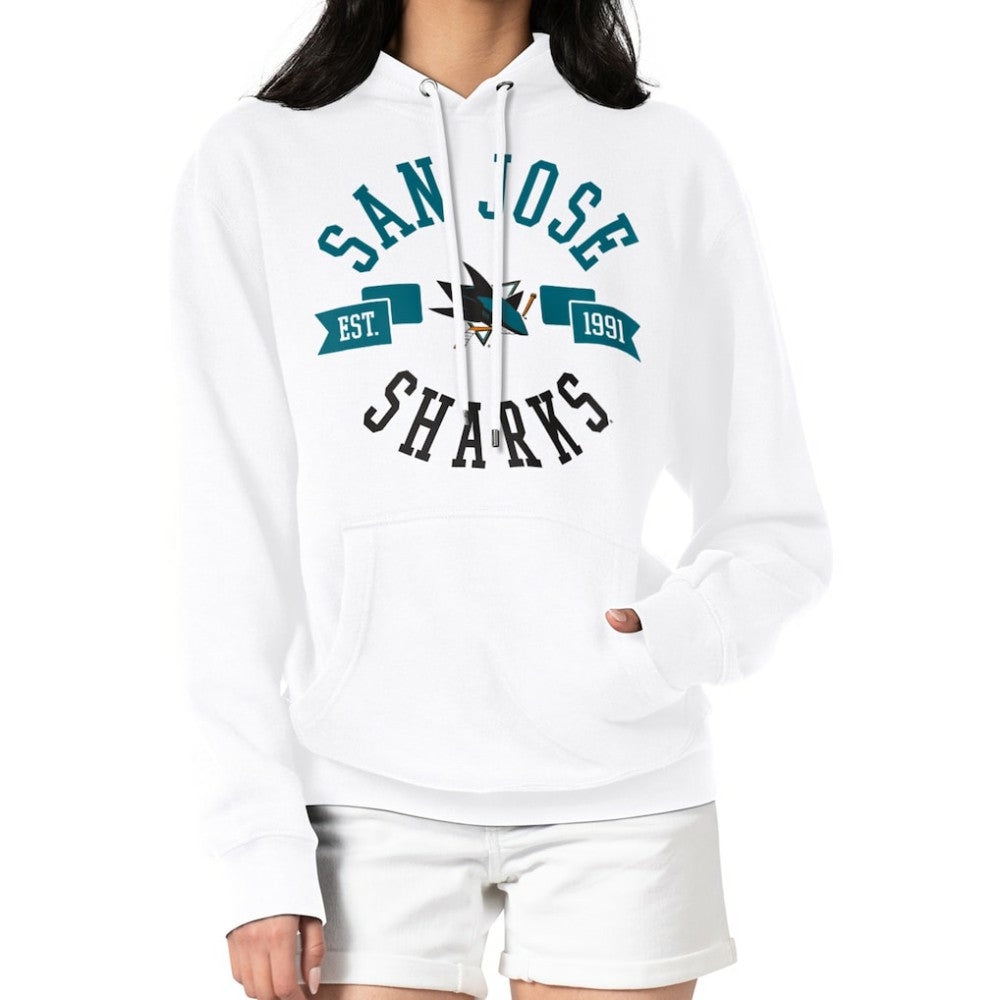 San Jose Sharks G-III 4Her by Carl Banks Women's City Graphic Fleece Pullover Hoodie -  NHL Hoodies