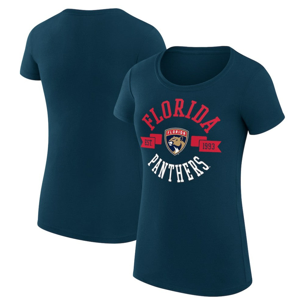 Florida Panthers G-III 4Her by Carl Banks Women's Super-Slim Fit Lightweight City Graphic Sport Crewneck T-Shirt -  NHL T-shirts