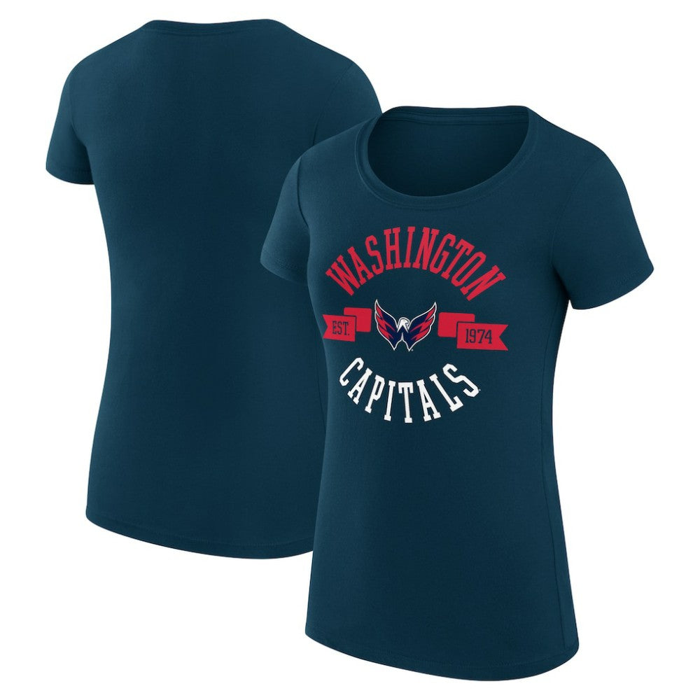 Washington Capitals G-III 4Her by Carl Banks Women's Super-Slim Fit Lightweight City Graphic Sport Crewneck T-Shirt -  NHL T-shirts