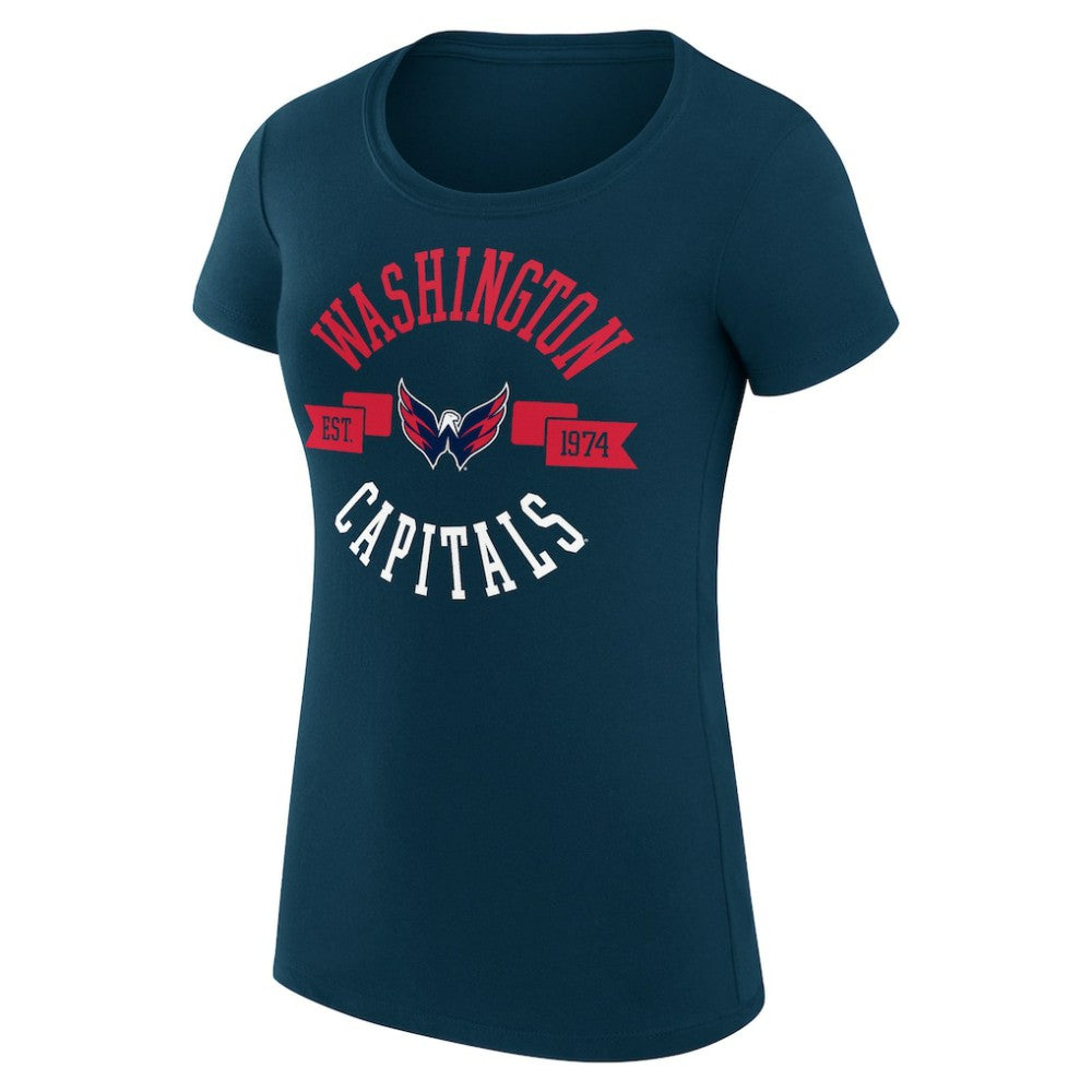Washington Capitals G-III 4Her by Carl Banks Women's Super-Slim Fit Lightweight City Graphic Sport Crewneck T-Shirt -  NHL T-shirts