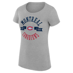 Montreal Canadiens G-III 4Her by Carl Banks Women's Super-Slim Fit Lightweight City Graphic Sport Crewneck T-Shirt -  NHL T-shirts
