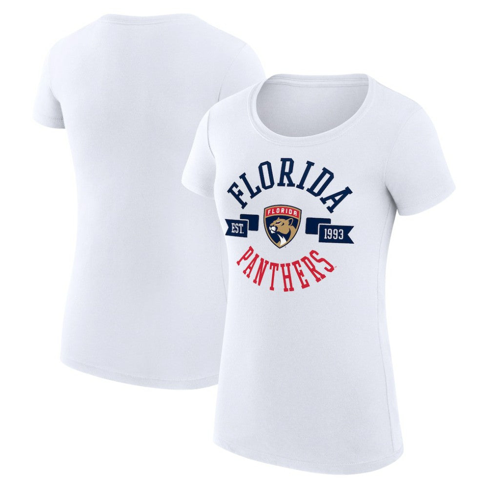 Florida Panthers G-III 4Her by Carl Banks Women's Super-Slim Fit Lightweight City Graphic Sport Crewneck T-Shirt -  NHL T-shirts