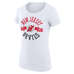 New Jersey Devils G-III 4Her by Carl Banks Women's Super-Slim Fit Lightweight City Graphic Sport Crewneck T-Shirt -  NHL T-shirts