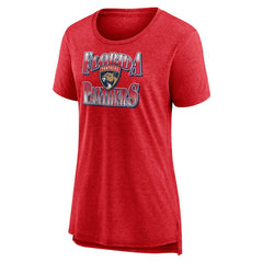 Florida Panthers Women's Crash the Net Tri-Blend T-Shirt -  NHL T-shirts