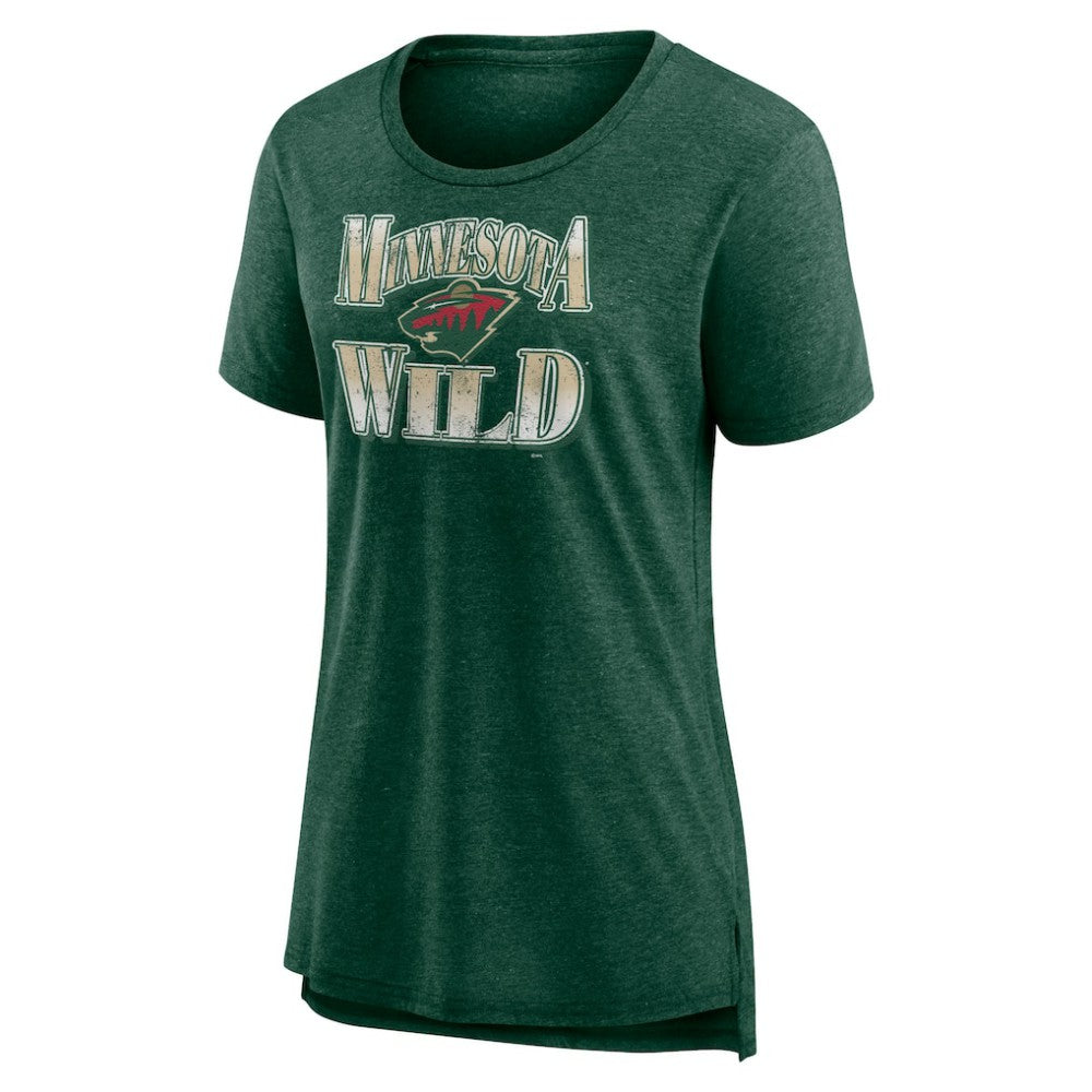 Minnesota Wild Women's Crash the Net Tri-Blend T-Shirt -  NHL T-shirts