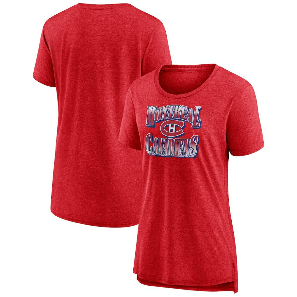 Montreal Canadiens Women's Crash the Net Tri-Blend T-Shirt -  NHL T-shirts