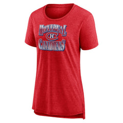 Montreal Canadiens Women's Crash the Net Tri-Blend T-Shirt -  NHL T-shirts