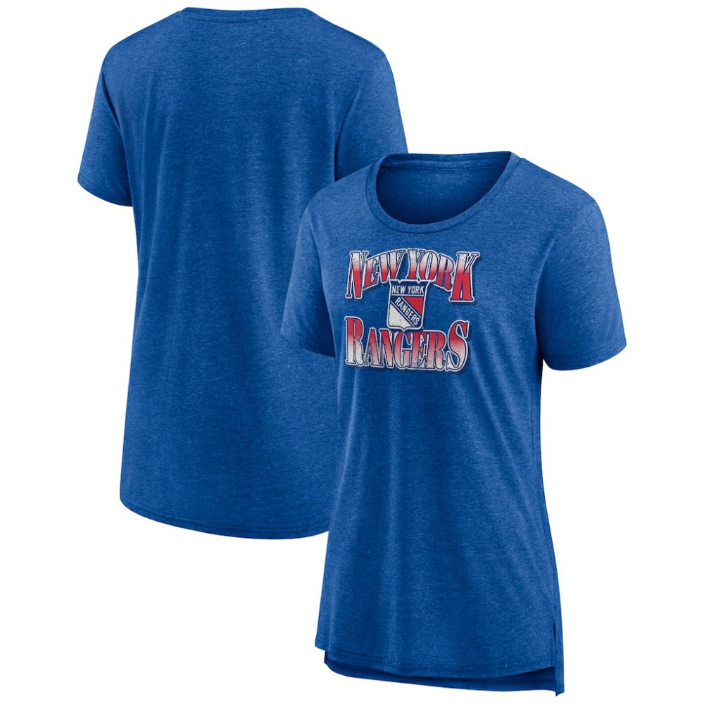 New York Rangers Women's Crash the Net Tri-Blend T-Shirt -  NHL T-shirts