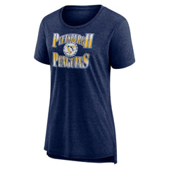 Pittsburgh Penguins Women's Crash the Net Tri-Blend T-Shirt -  NHL T-shirts