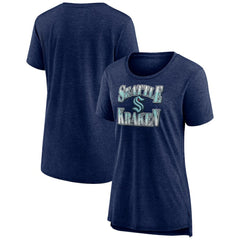Seattle Kraken Women's Crash the Net Tri-Blend T-Shirt -  NHL T-shirts