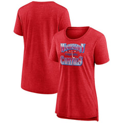 Washington Capitals Women's Crash the Net Tri-Blend T-Shirt -  NHL T-shirts