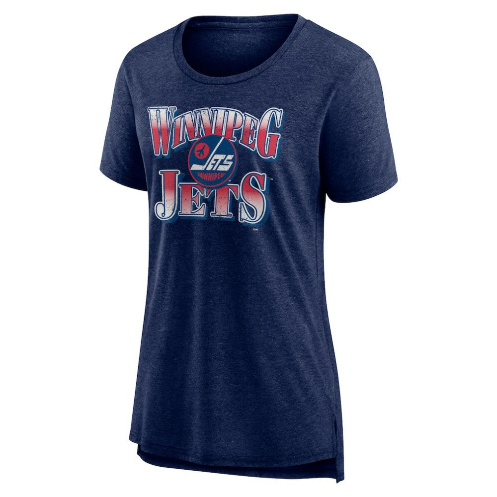 Winnipeg Jets Women's Crash the Net Tri-Blend T-Shirt -  NHL T-shirts
