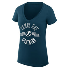 Tampa Bay Lightning G-III 4Her by Carl Banks Women's Super-Slim Fit Lightweight City Graphic V-Neck T-Shirt -  NHL T-shirts