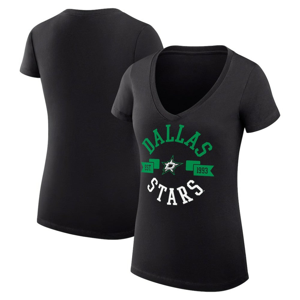 Dallas Stars G-III 4Her by Carl Banks Women's Super-Slim Fit Lightweight City Graphic V-Neck T-Shirt -  NHL T-shirts