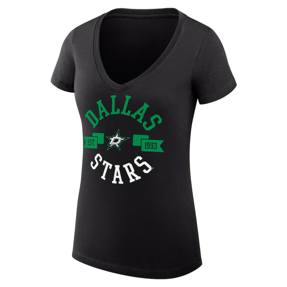 Dallas Stars G-III 4Her by Carl Banks Women's Super-Slim Fit Lightweight City Graphic V-Neck T-Shirt -  NHL T-shirts