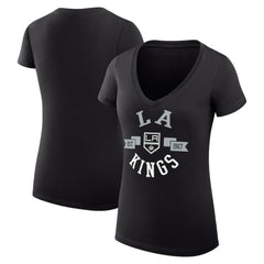Los Angeles Kings G-III 4Her by Carl Banks Women's Super-Slim Fit Lightweight City Graphic V-Neck T-Shirt -  NHL T-shirts