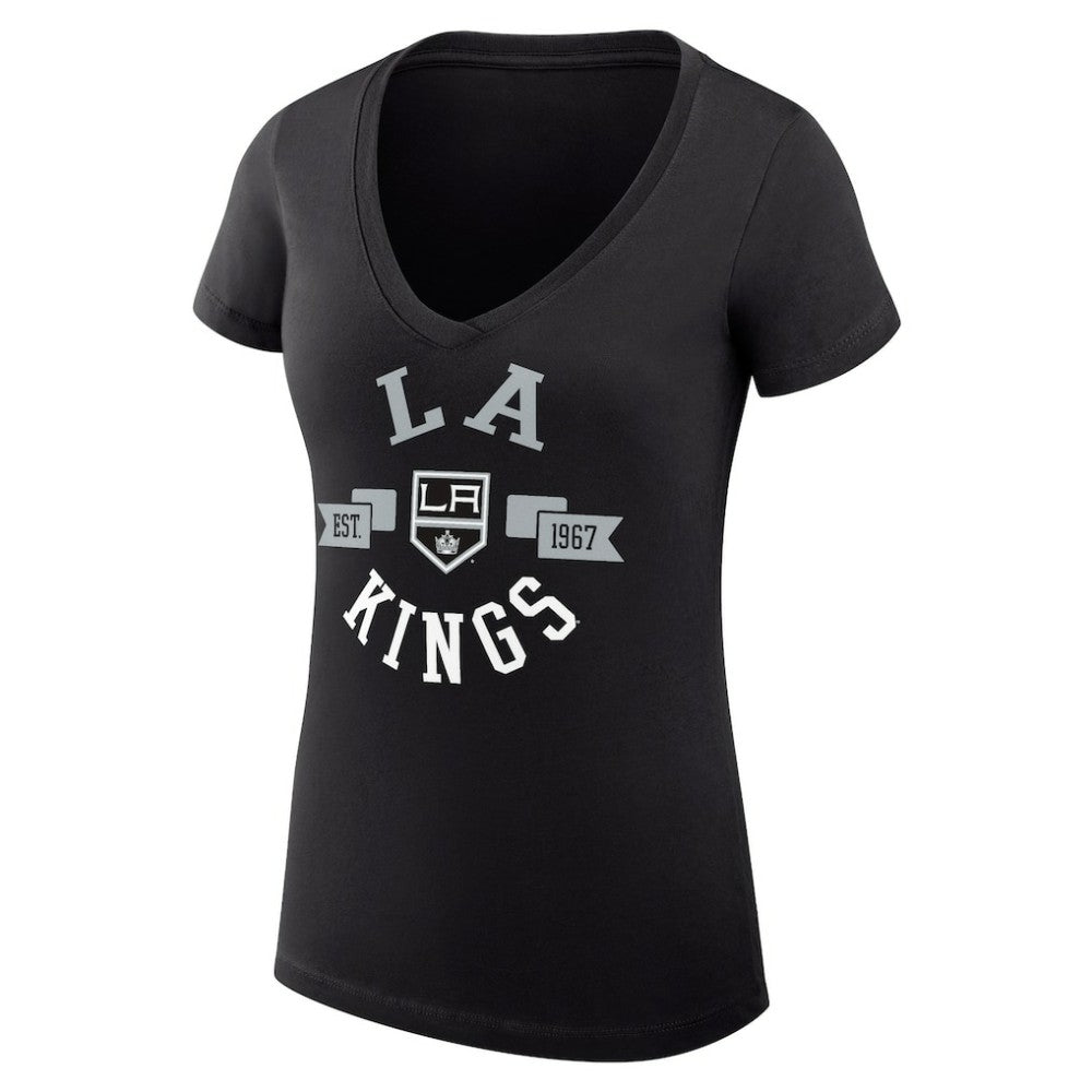 Los Angeles Kings G-III 4Her by Carl Banks Women's Super-Slim Fit Lightweight City Graphic V-Neck T-Shirt -  NHL T-shirts