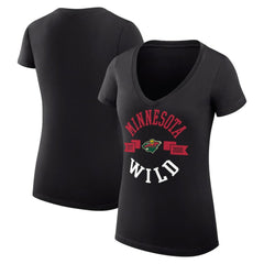 Minnesota Wild G-III 4Her by Carl Banks Women's Super-Slim Fit Lightweight City Graphic V-Neck T-Shirt -  NHL T-shirts