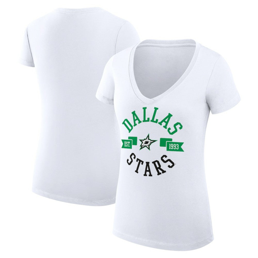 Dallas Stars G-III 4Her by Carl Banks Women's Super-Slim Fit Lightweight City Graphic V-Neck T-Shirt -  NHL T-shirts