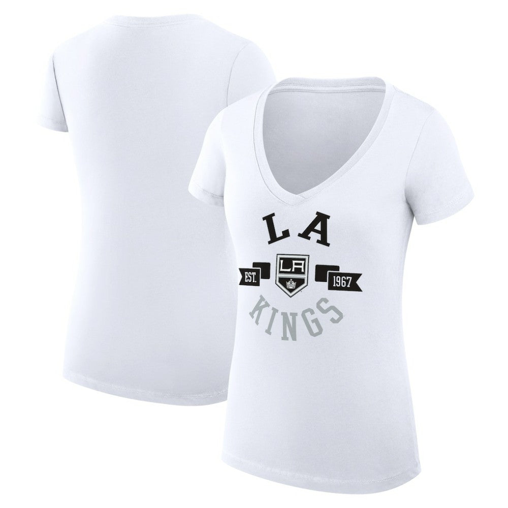 Los Angeles Kings G-III 4Her by Carl Banks Women's Super-Slim Fit Lightweight City Graphic V-Neck T-Shirt -  NHL T-shirts