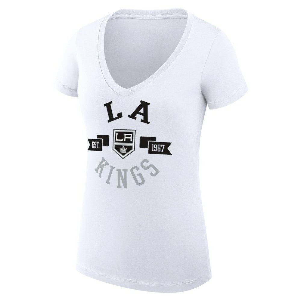 Los Angeles Kings G-III 4Her by Carl Banks Women's Super-Slim Fit Lightweight City Graphic V-Neck T-Shirt -  NHL T-shirts