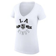 Los Angeles Kings G-III 4Her by Carl Banks Women's Super-Slim Fit Lightweight City Graphic V-Neck T-Shirt -  NHL T-shirts