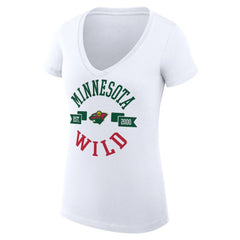 Minnesota Wild G-III 4Her by Carl Banks Women's Super-Slim Fit Lightweight City Graphic V-Neck T-Shirt -  NHL T-shirts