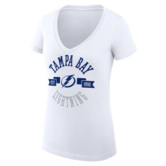 Tampa Bay Lightning G-III 4Her by Carl Banks Women's Super-Slim Fit Lightweight City Graphic V-Neck T-Shirt -  NHL T-shirts