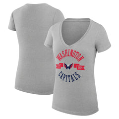 Washington Capitals G-III 4Her by Carl Banks Women's Super-Slim Fit Lightweight City Graphic V-Neck T-Shirt -  NHL T-shirts