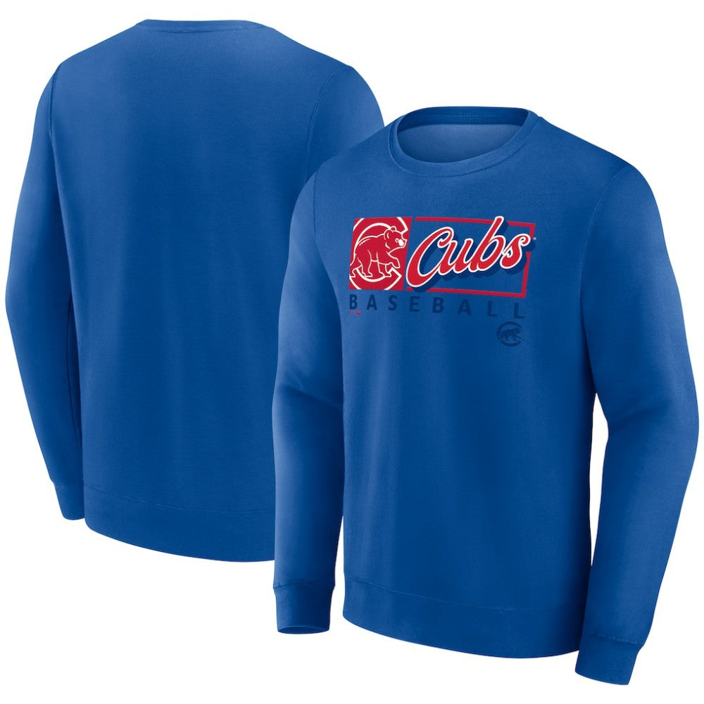 Chicago Cubs Fanatics Focus Fleece Pullover Sweatshirt - MLB Pullover