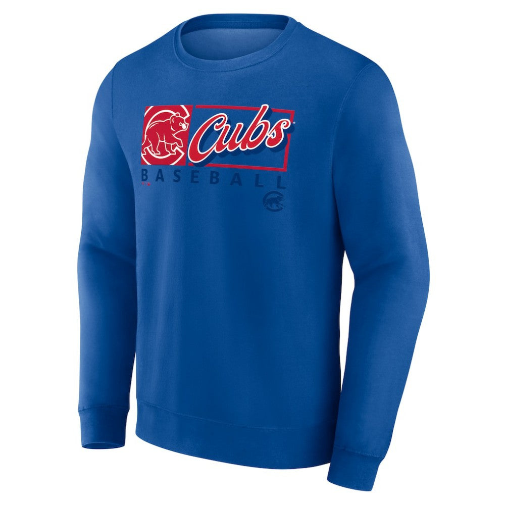 Chicago Cubs Fanatics Focus Fleece Pullover Sweatshirt - MLB Pullover