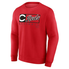 Cincinnati Reds Fanatics Focus Fleece Pullover Sweatshirt - MLB Pullover