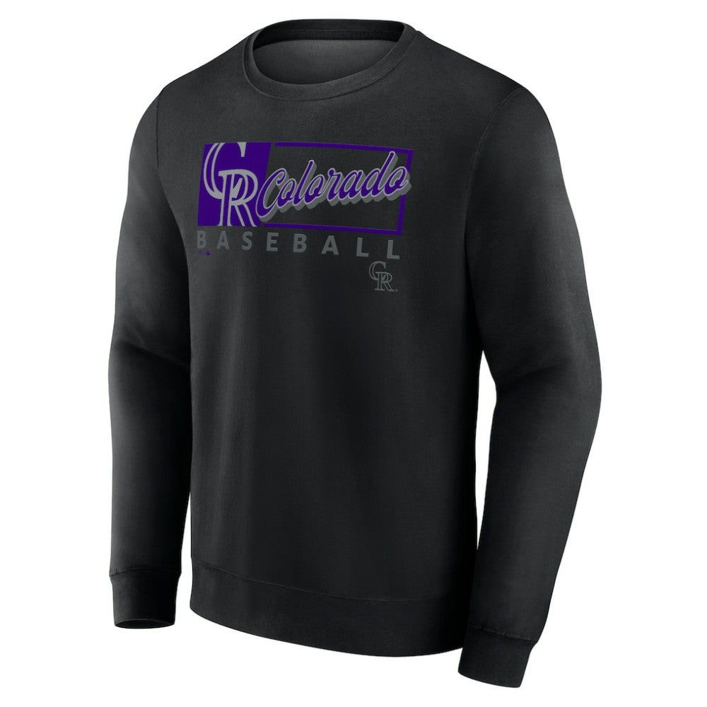 Colorado Rockies Fanatics Focus Fleece Pullover Sweatshirt - MLB Pullover