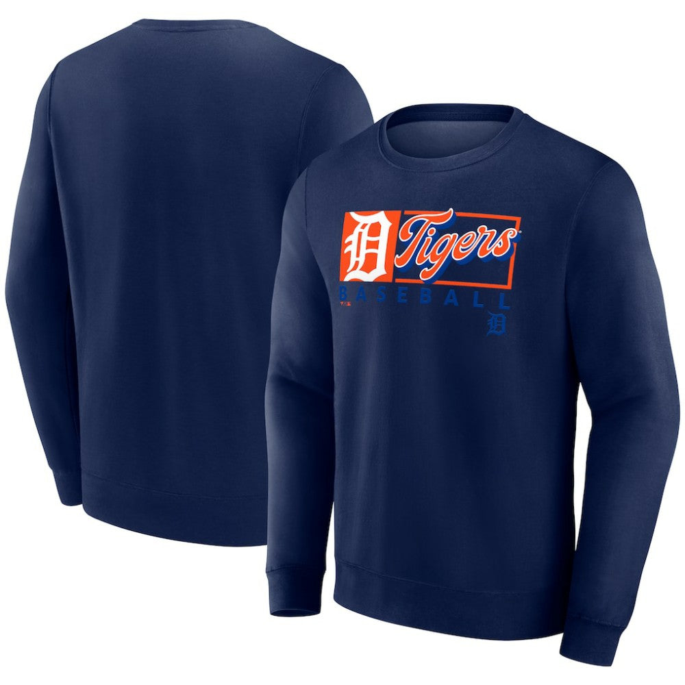 Detroit Tigers Fanatics Focus Fleece Pullover Sweatshirt - MLB Pullover