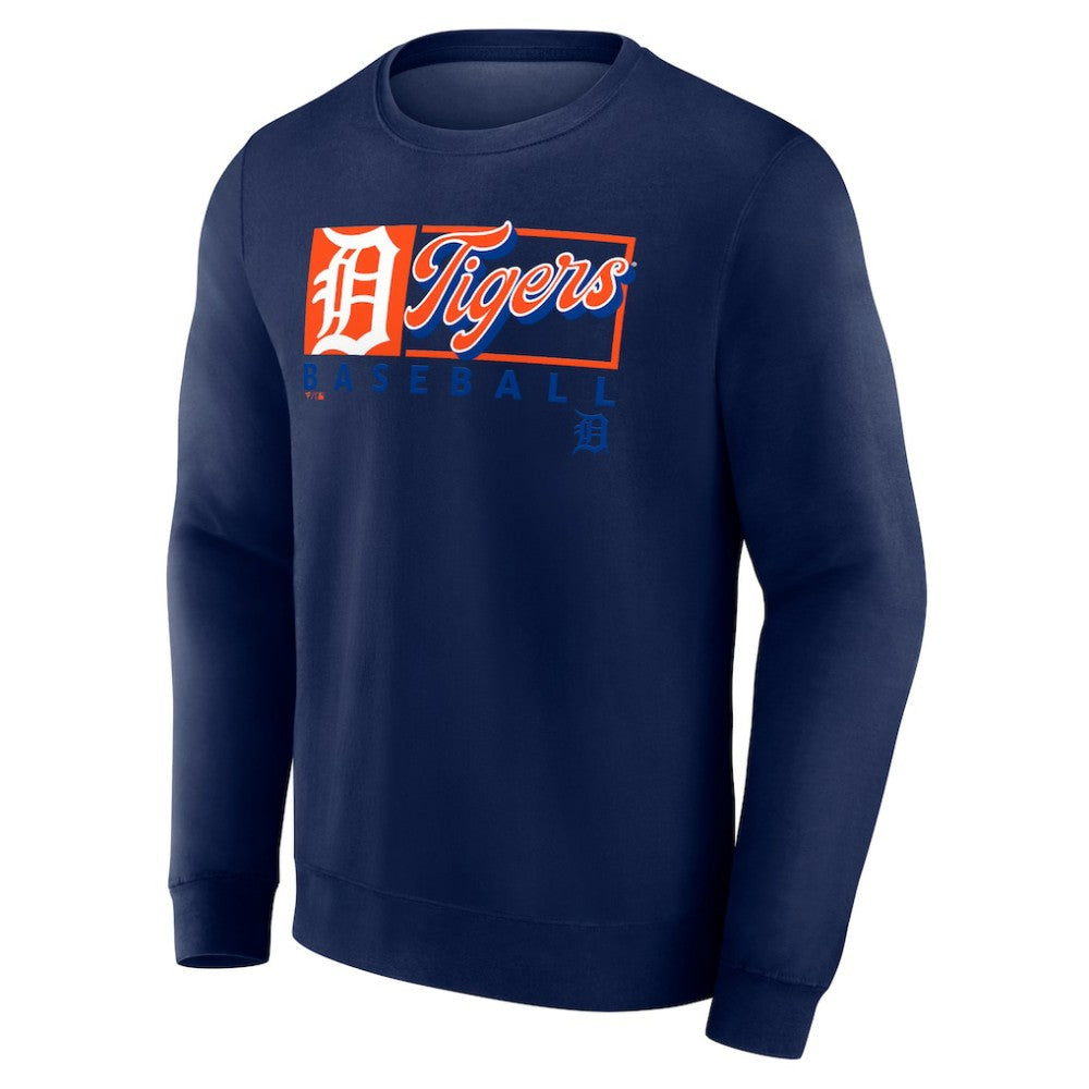 Detroit Tigers Fanatics Focus Fleece Pullover Sweatshirt - MLB Pullover