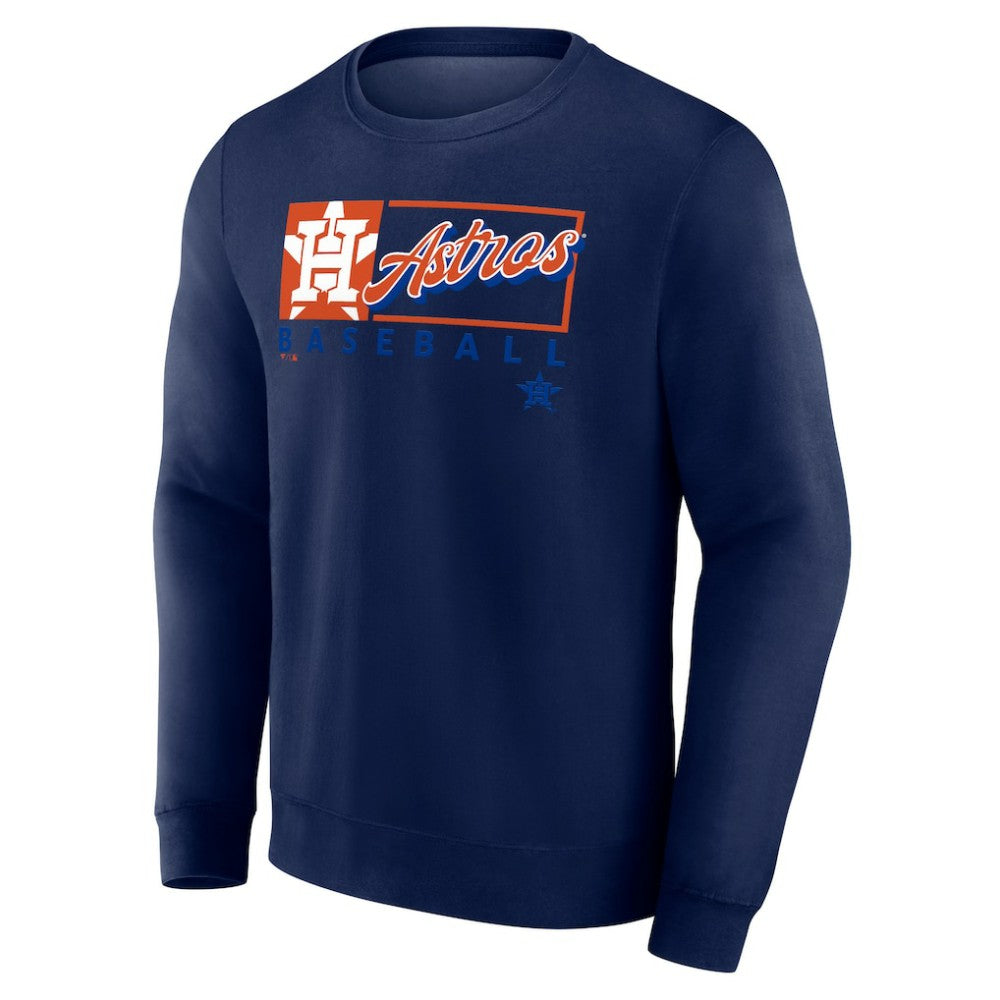 Houston Astros Fanatics Focus Fleece Pullover Sweatshirt - MLB Pullover