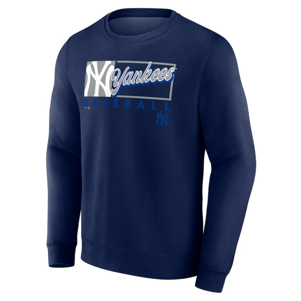 New York Yankees Fanatics Focus Fleece Pullover Sweatshirt - MLB Pullover