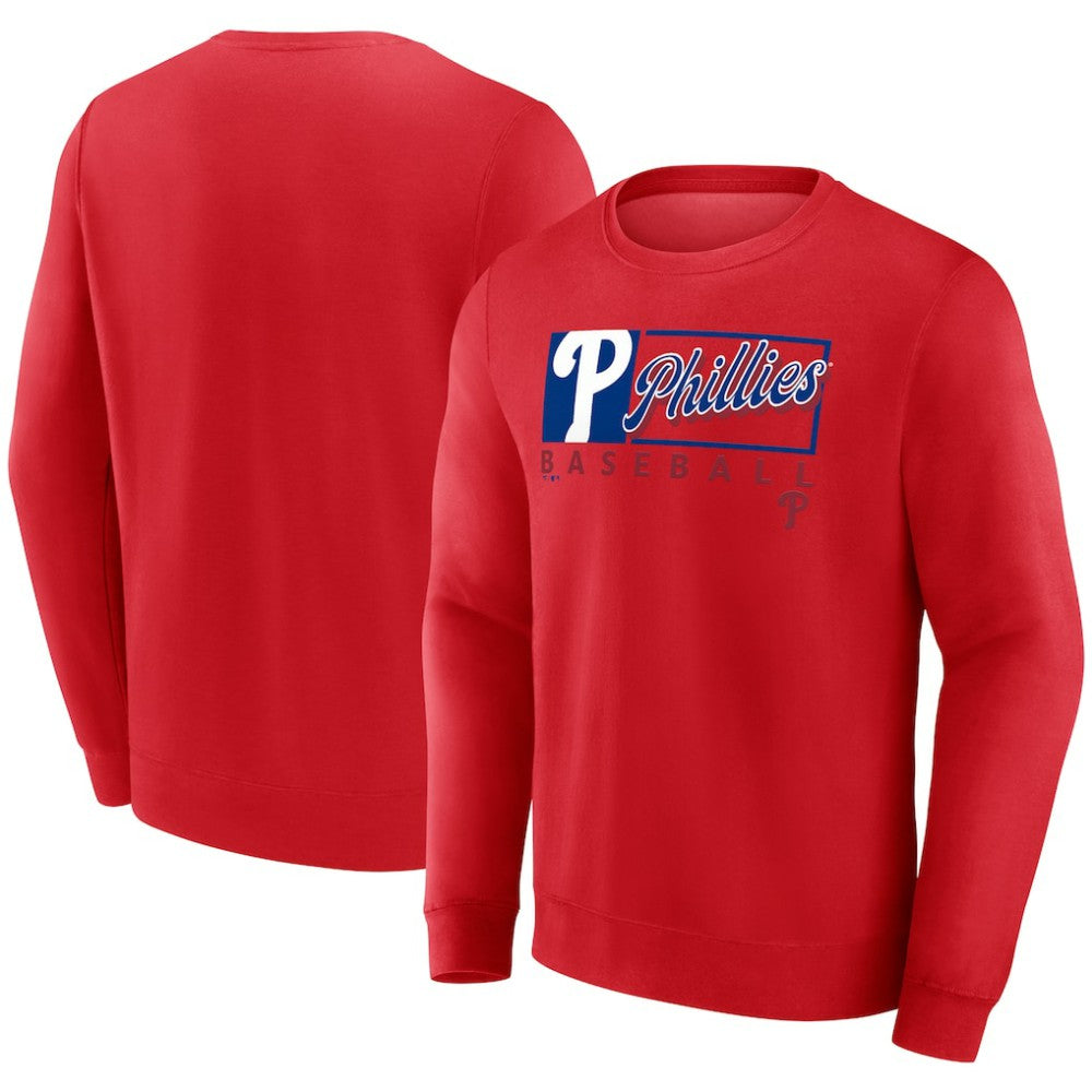 Philadelphia Phillies Fanatics Focus Fleece Pullover Sweatshirt - MLB Pullover