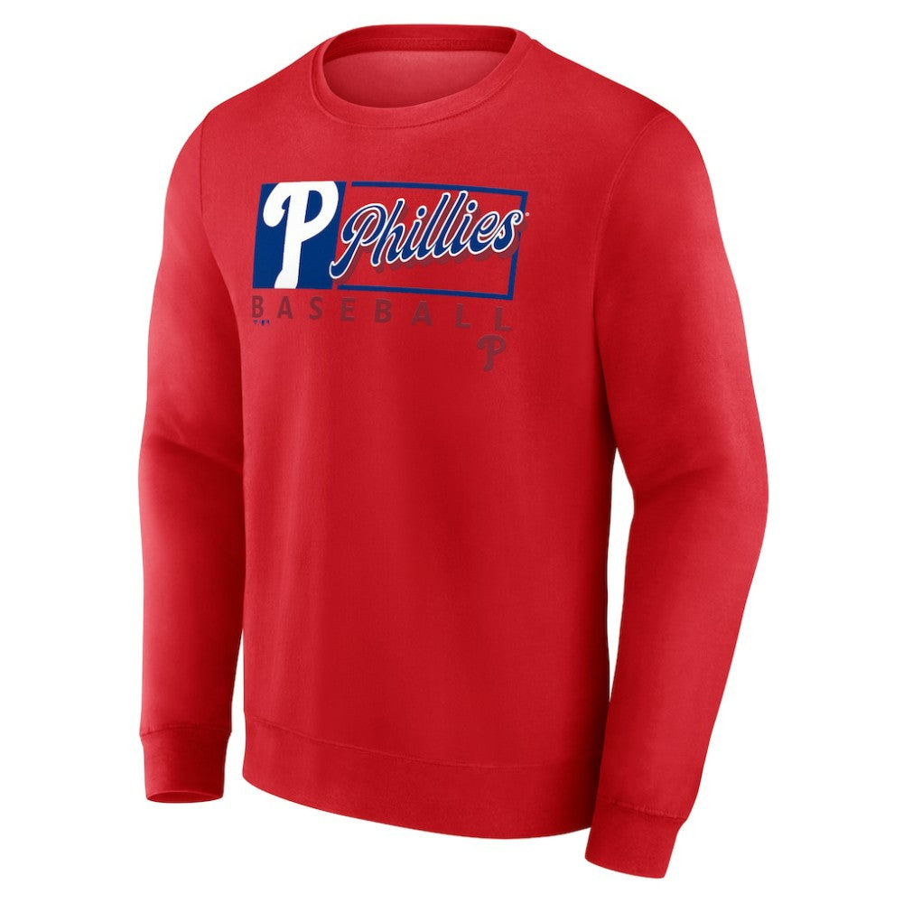 Philadelphia Phillies Fanatics Focus Fleece Pullover Sweatshirt - MLB Pullover
