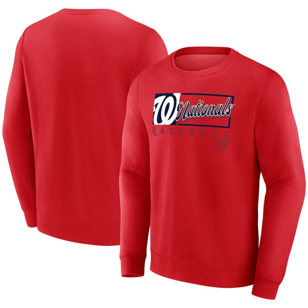 Washington Nationals Fanatics Focus Fleece Pullover Sweatshirt - MLB Pullover