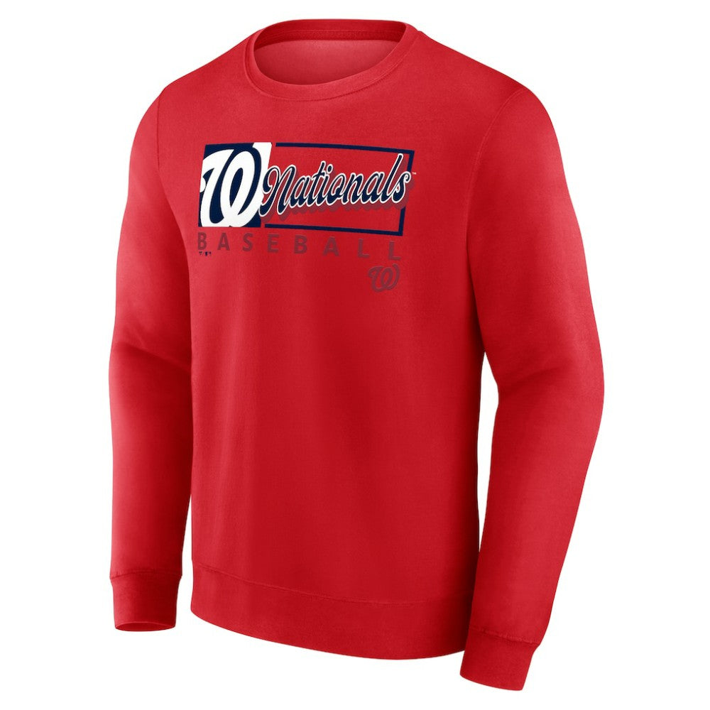 Washington Nationals Fanatics Focus Fleece Pullover Sweatshirt - MLB Pullover