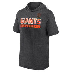 San Francisco Giants Fanatics Push Short Sleeve Pullover Hoodie - MLB Hoodies