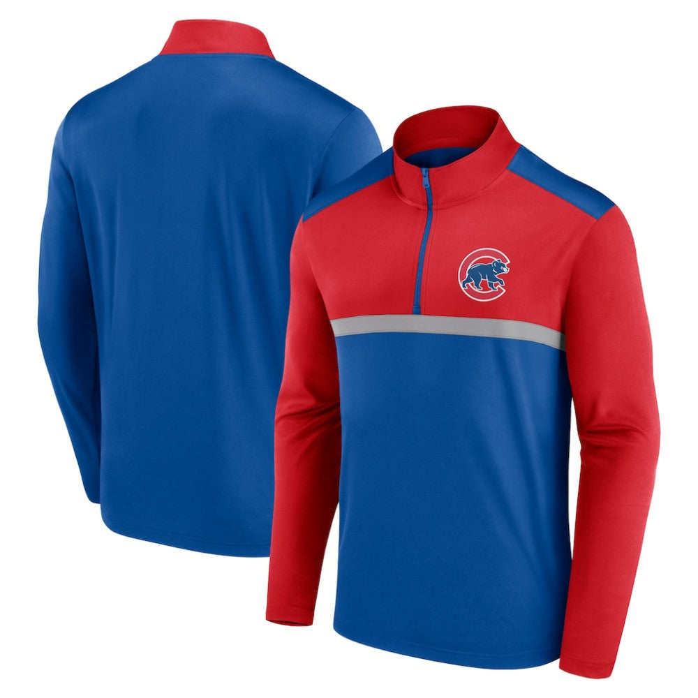 Chicago Cubs Fanatics Unstoppable Quarter-Zip Top - MLB Tops
