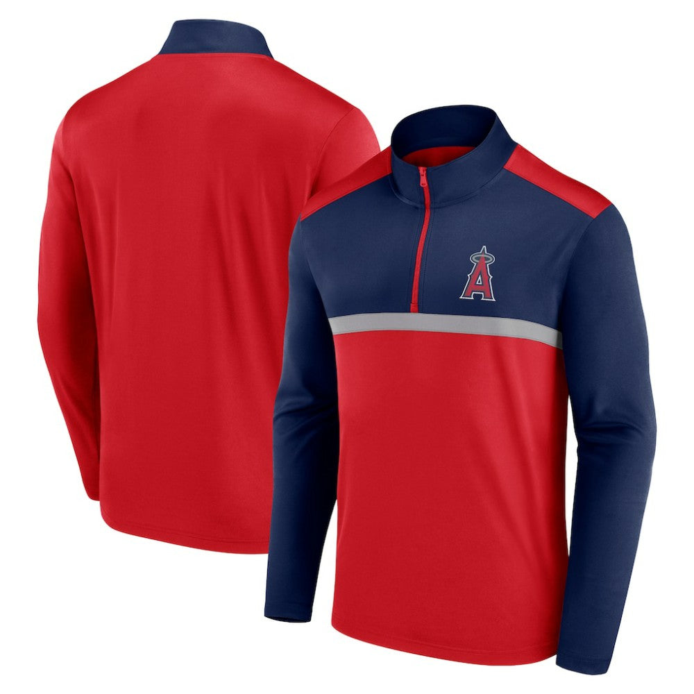 Los Angeles Angels Fanatics Unstoppable Quarter-Zip Top - MLB Tops