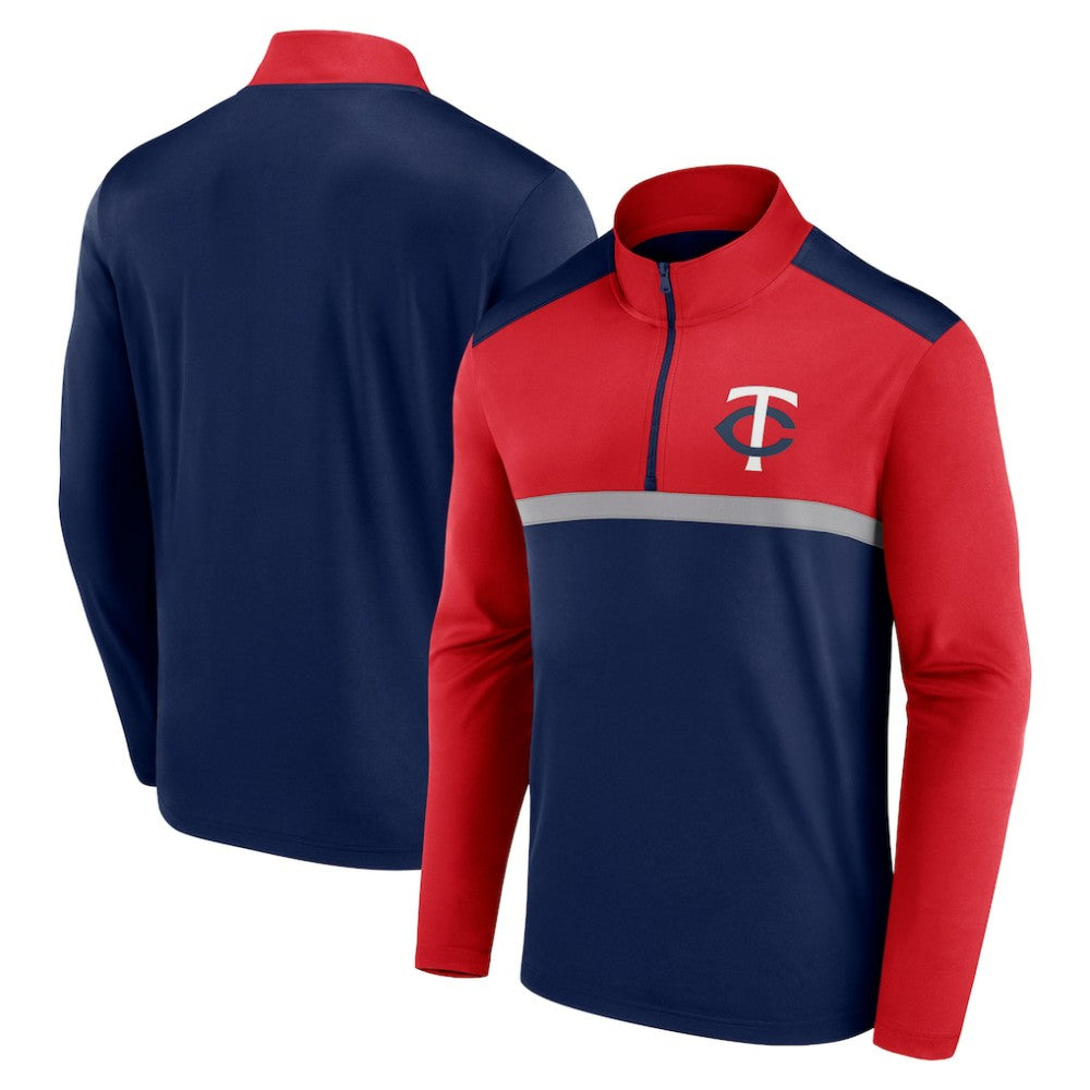 Minnesota Twins Fanatics Unstoppable Quarter-Zip Top - MLB Tops